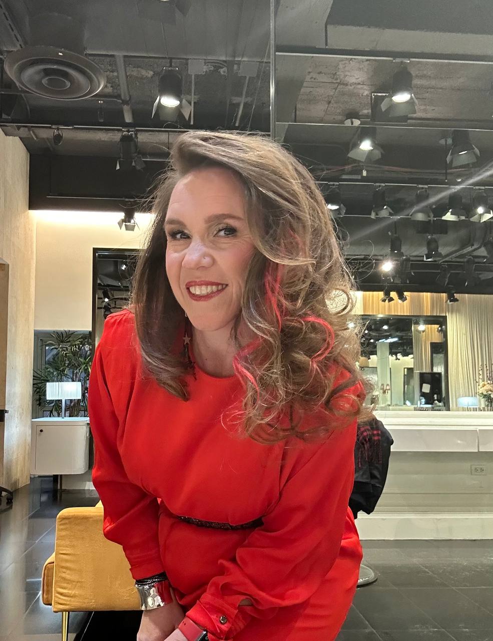 Virginie Marine before the show